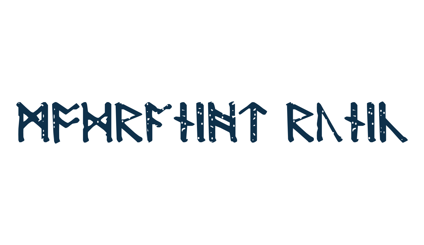 Modraniht Runic, display market font preview