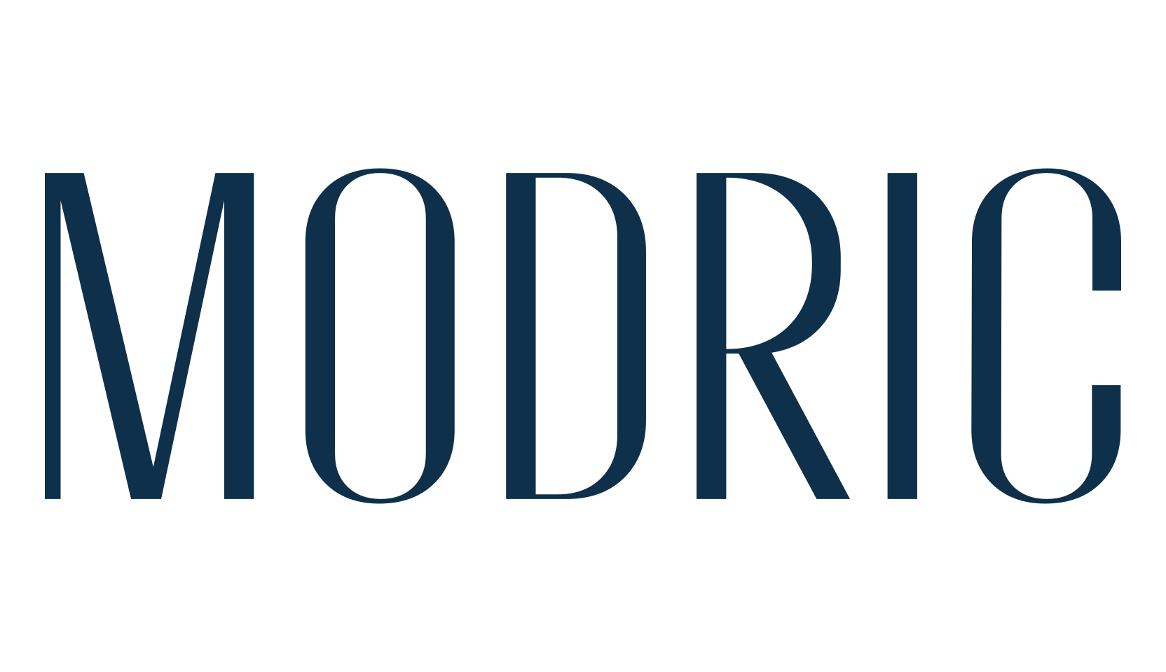 Modric, basic sans serif font preview