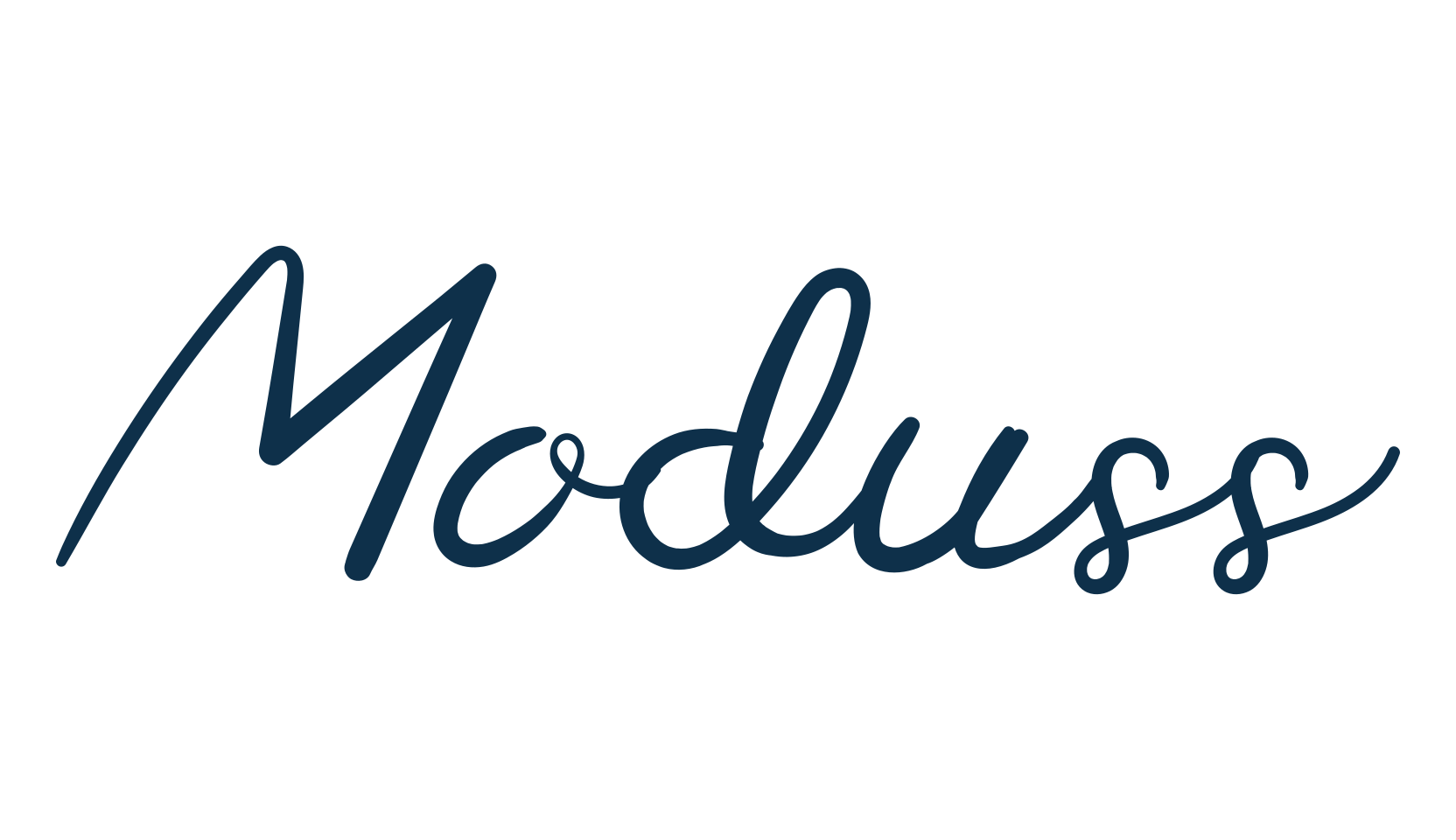 Moduss, script handwritten fancy decorative calligraphy font preview