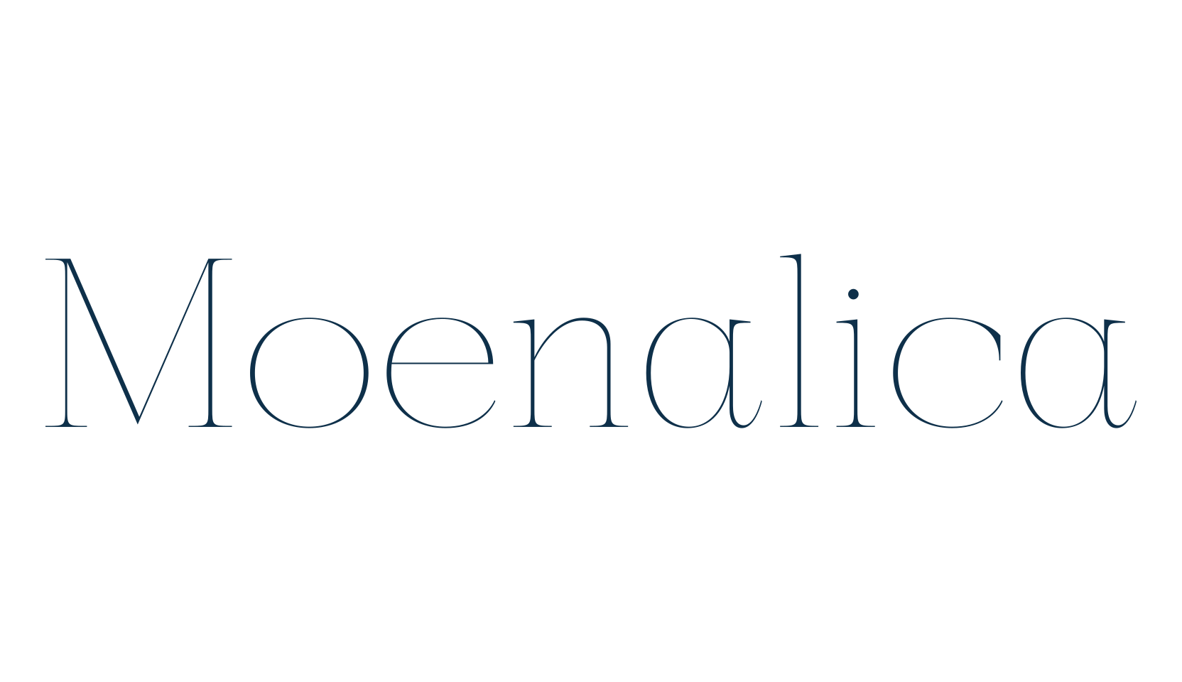 Moenalica, basic serif font preview