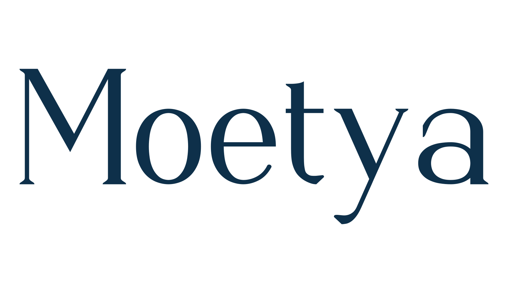 Moetya, basic serif font preview