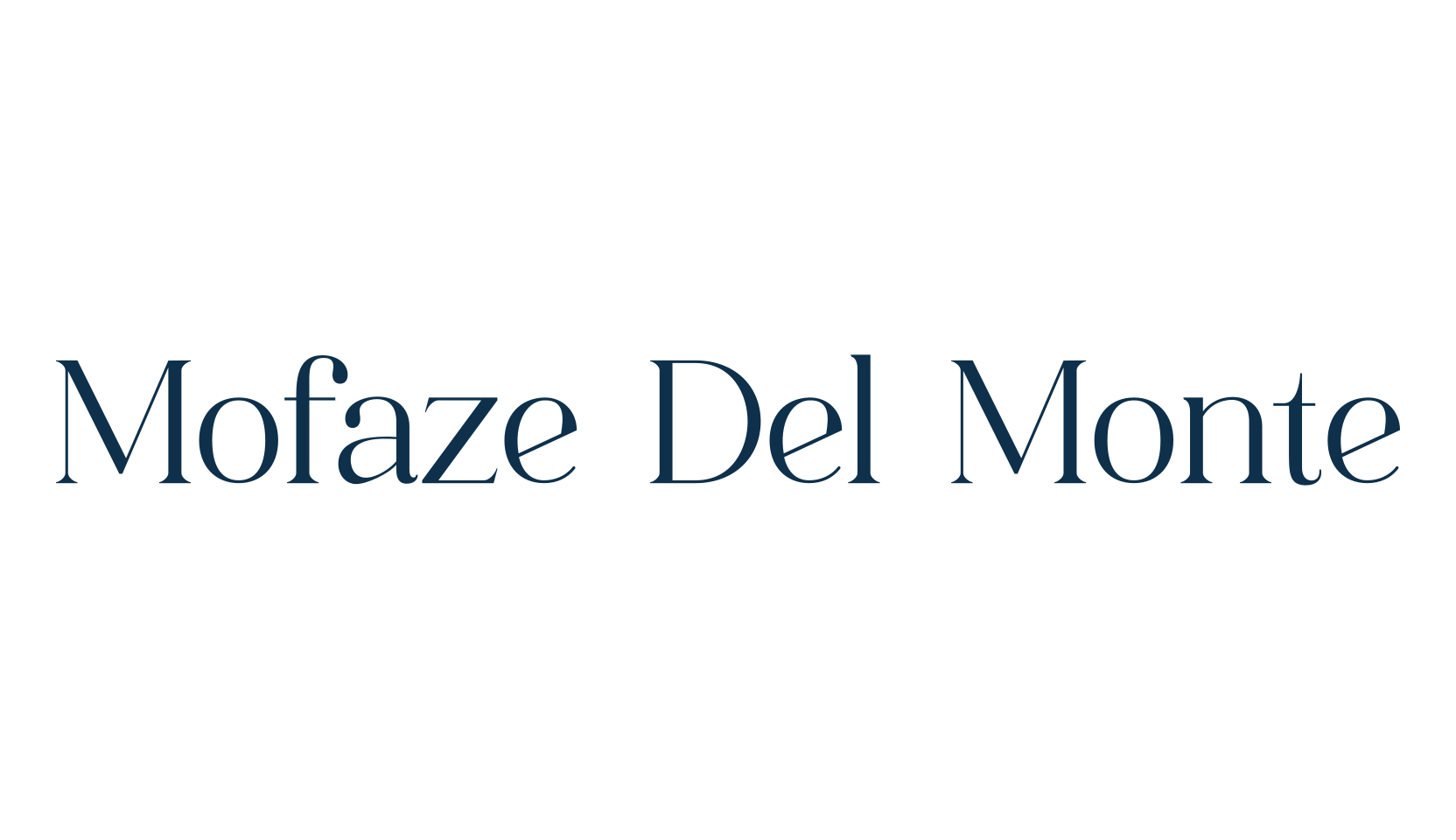 Mofaze Del Monte, serif font preview