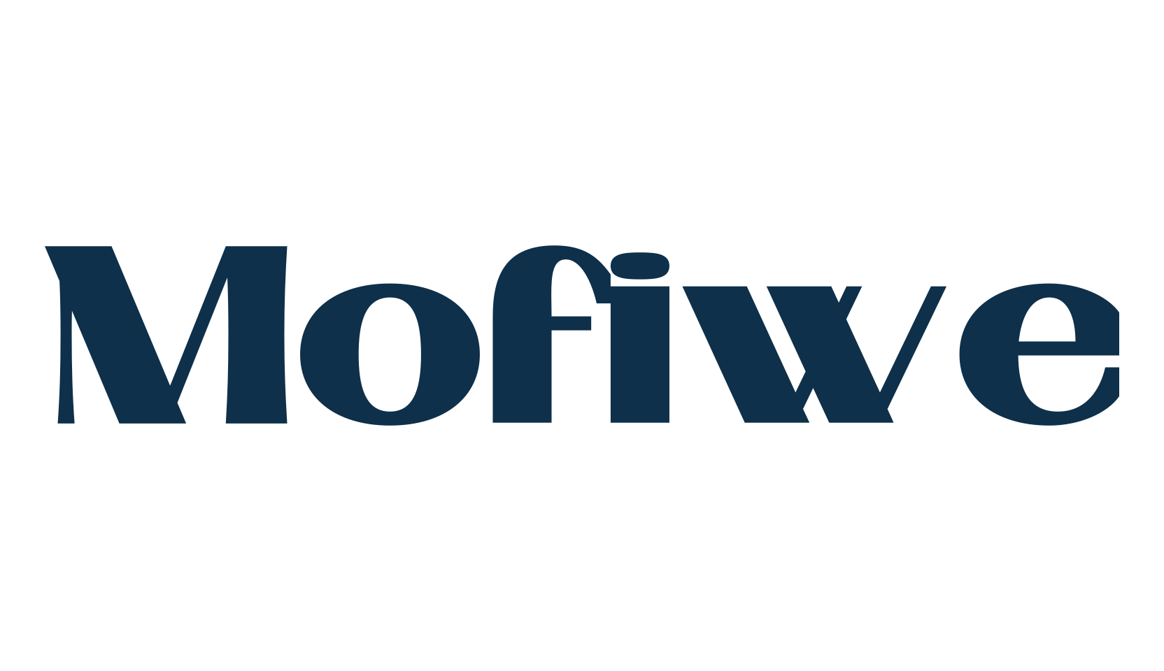 Mofiwe, basic sans serif font preview
