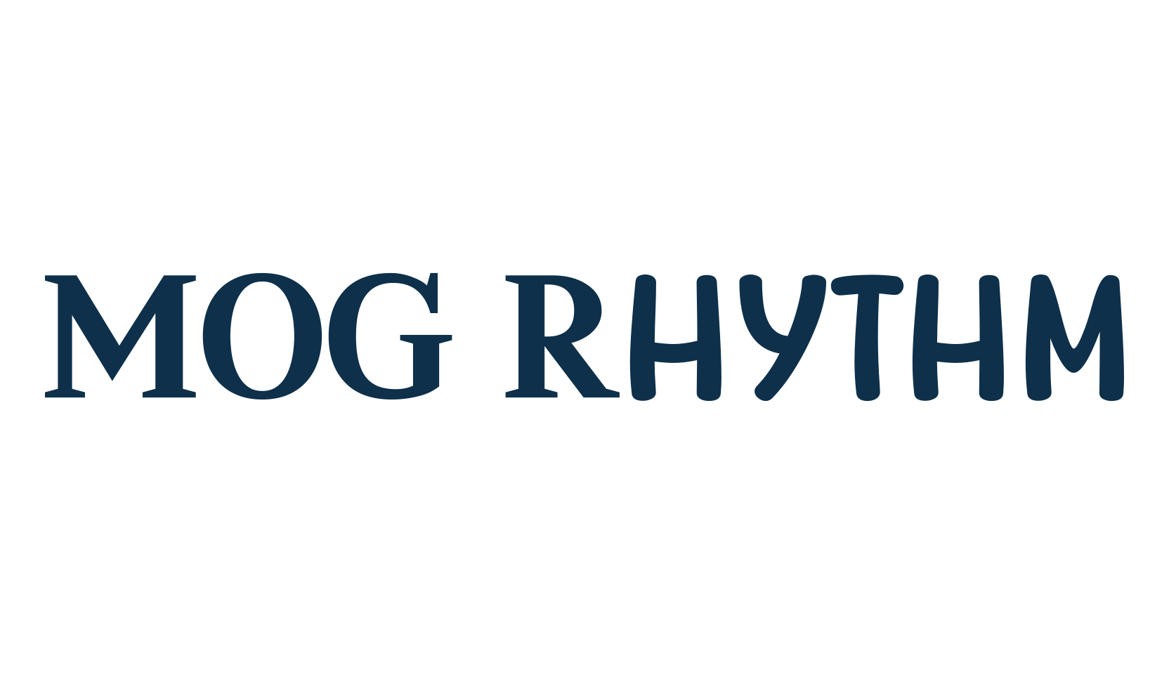 MOG Rhythm, fancy various decorative font preview