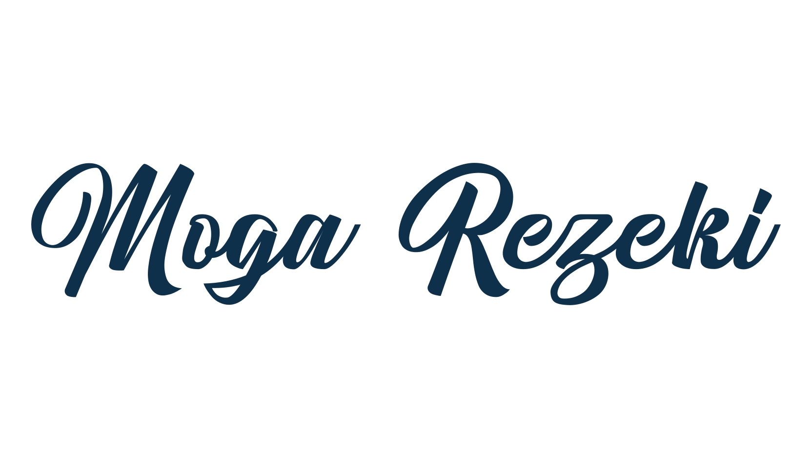 Moga Rezeki, script brush fancy decorative calligraphy font preview