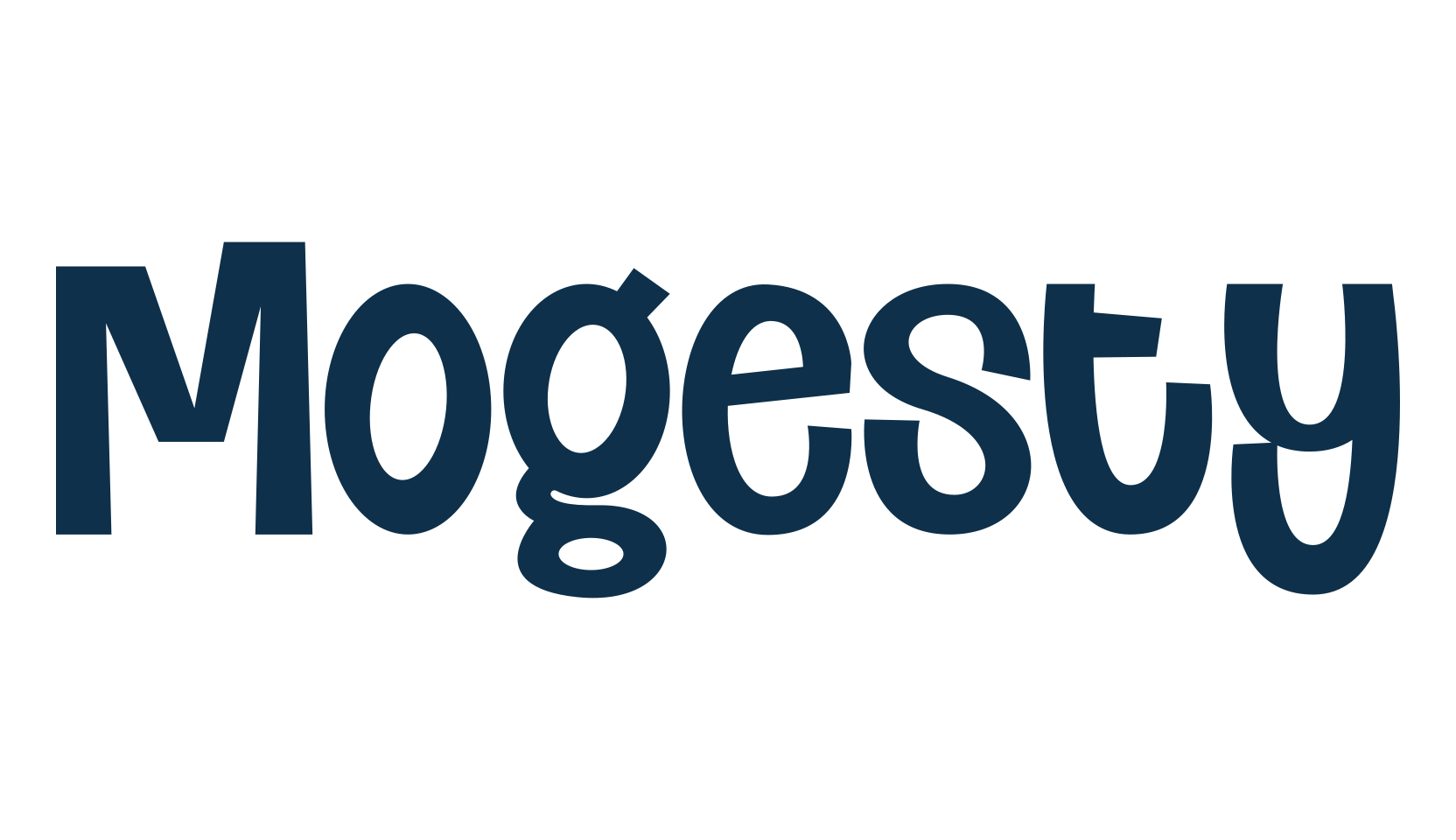 Mogesty, cartoon font preview
