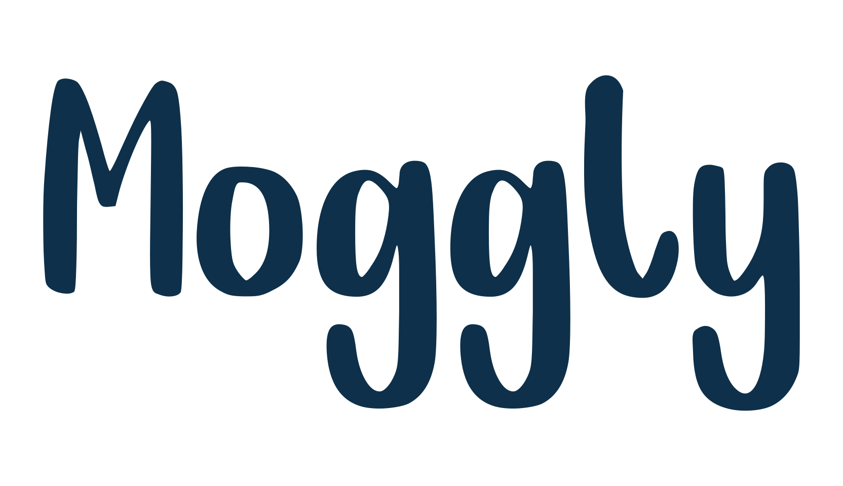 Moggly, script handwritten fancy decorative calligraphy font preview