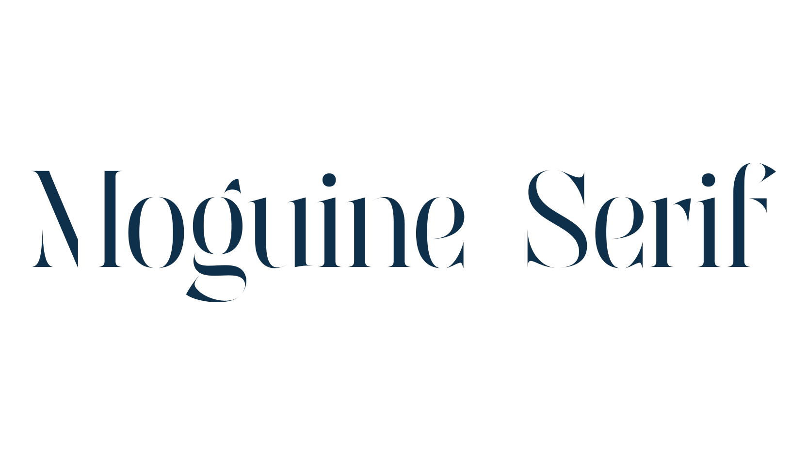 Moguine Serif, basic serif font preview