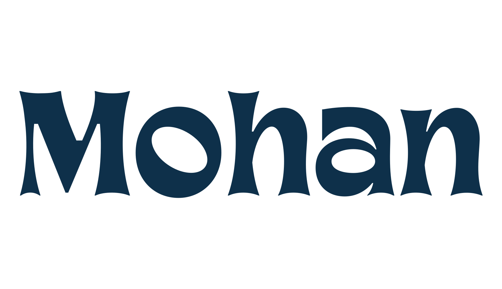 Mohan, groovy font preview