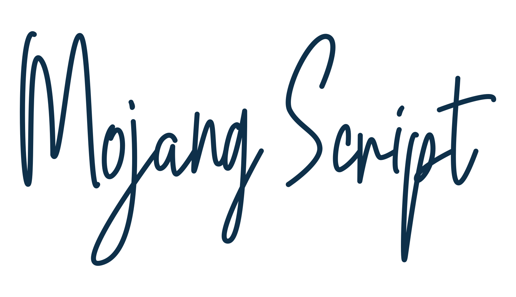 Mojang Script, script handwritten fancy decorative calligraphy font preview