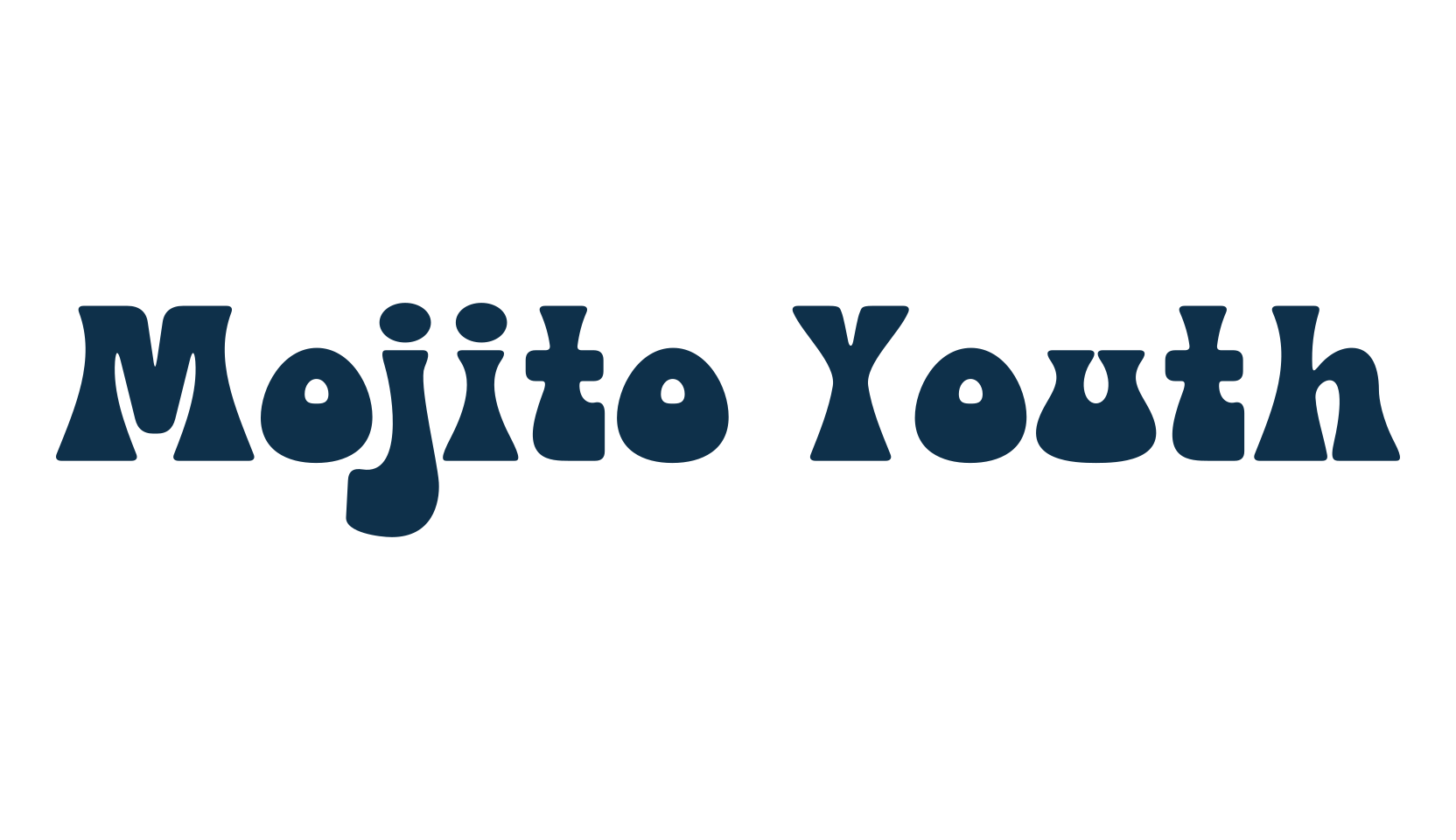 Mojito Youth, groovy font preview
