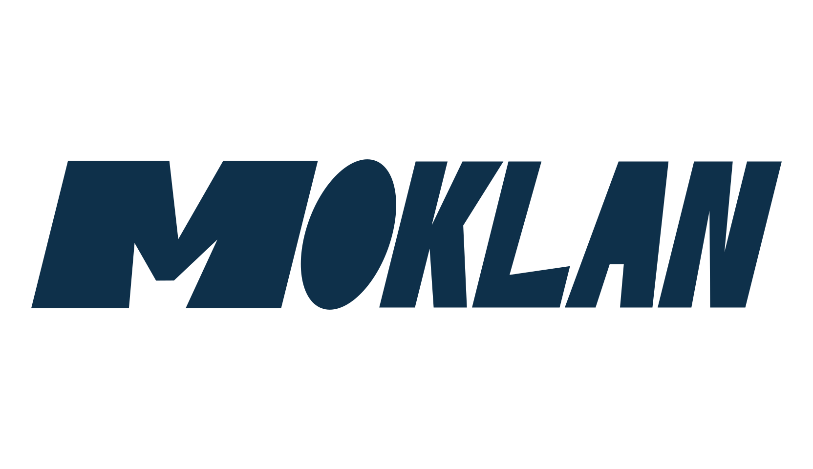Moklan, fancy groovy decorative font preview