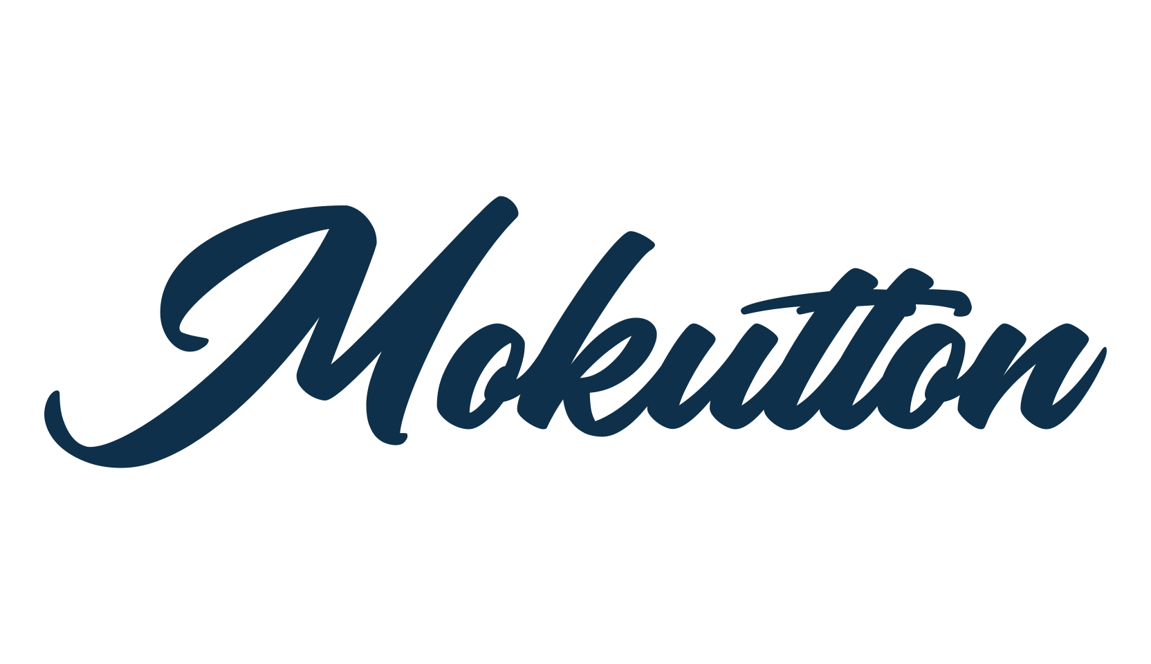 Mokutton, script brush fancy decorative calligraphy font preview