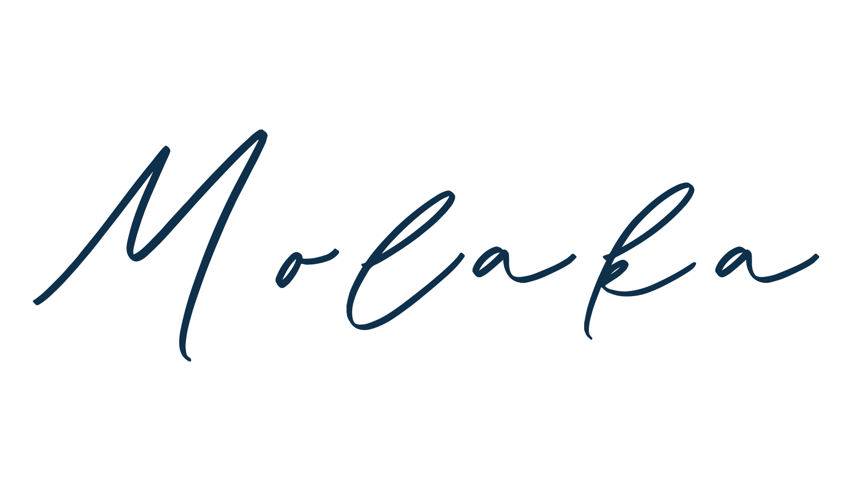 Molaka, script handwritten fancy decorative calligraphy font preview