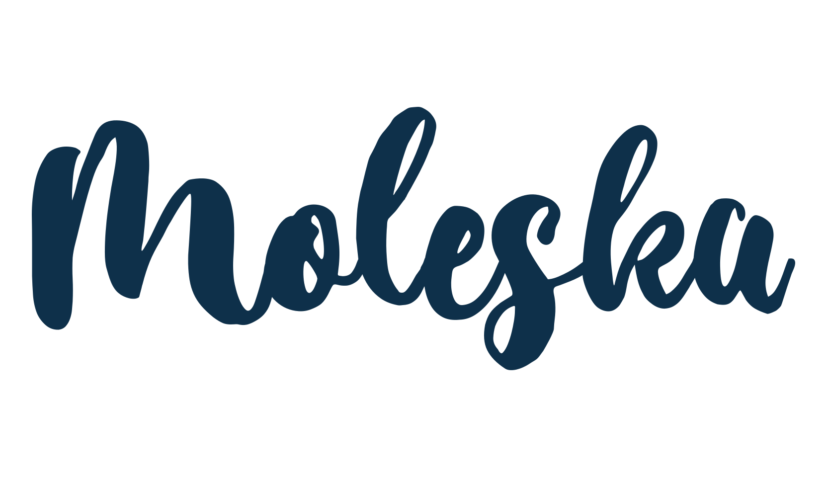 Moleska, display market font preview