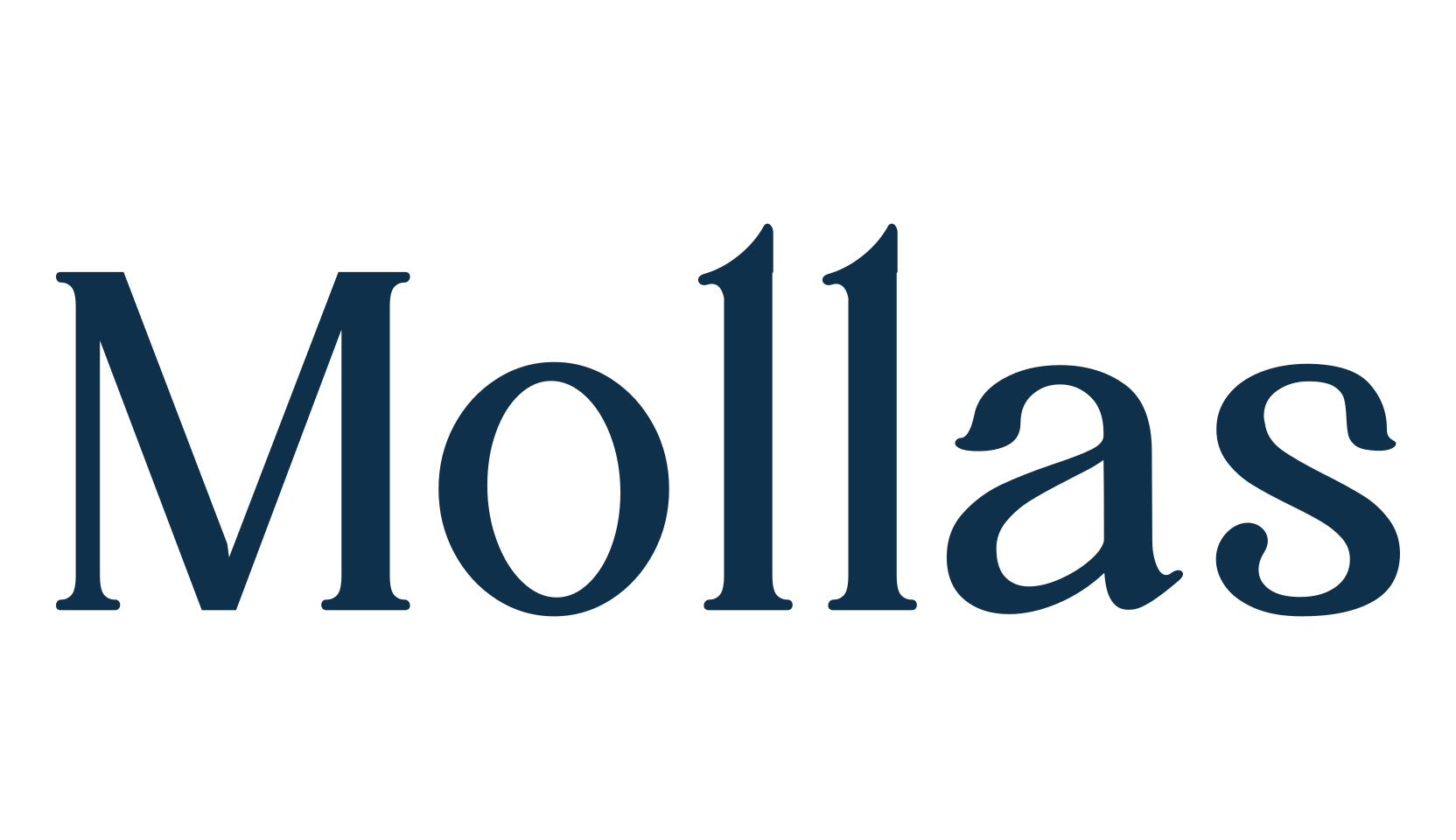 Mollas, basic serif font preview