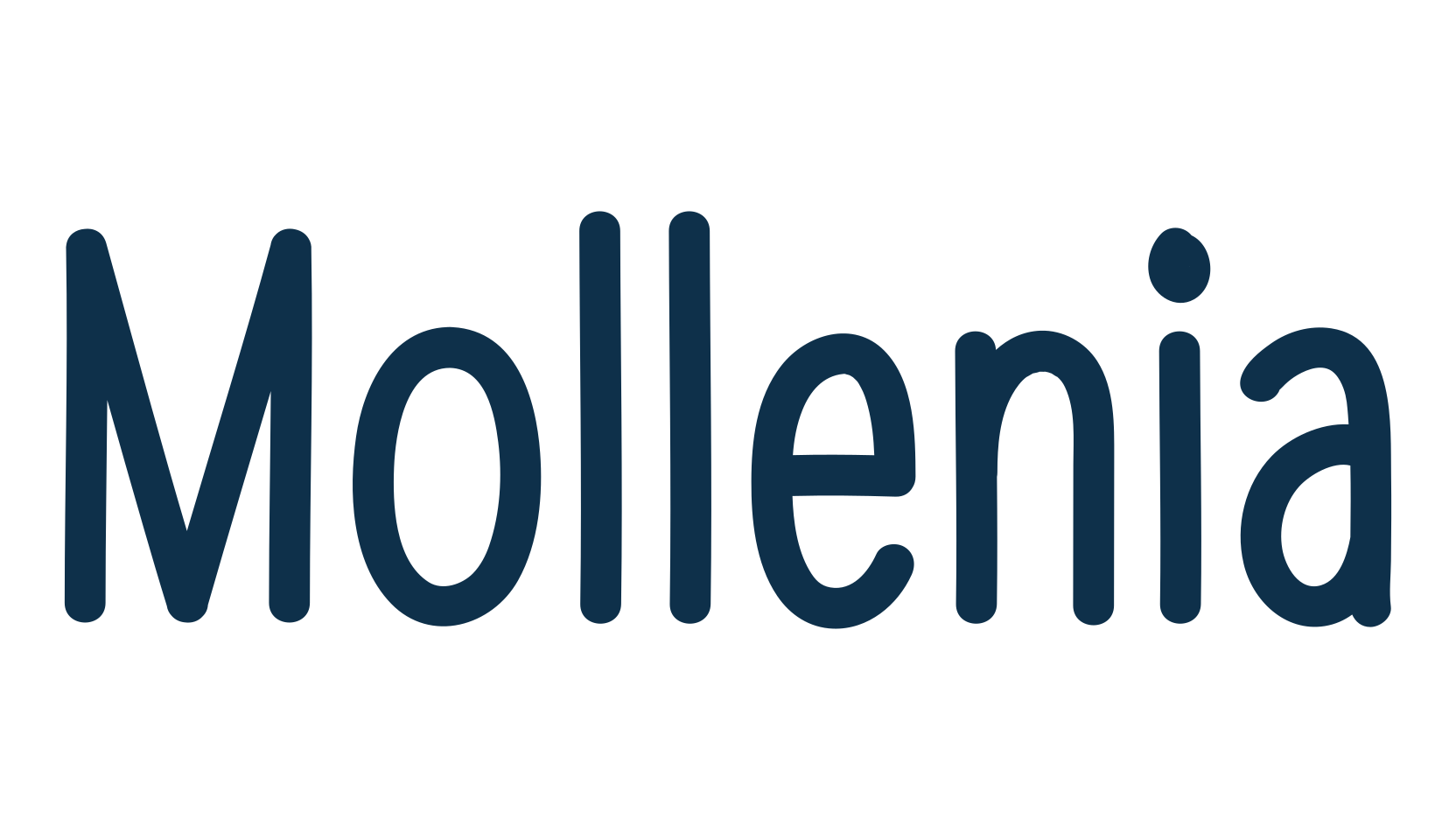 Mollenia, fancy decorative font preview