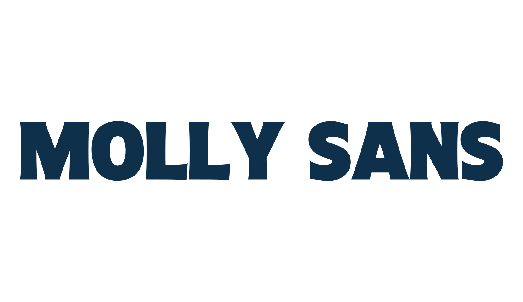 Molly Sans, basic sans serif font preview