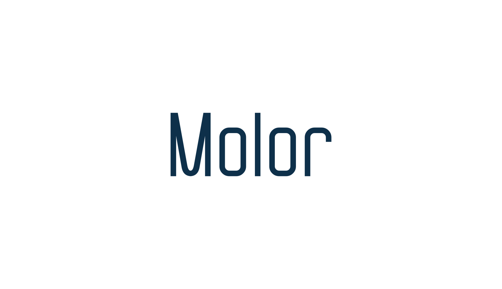 Molor, basic sans serif font preview
