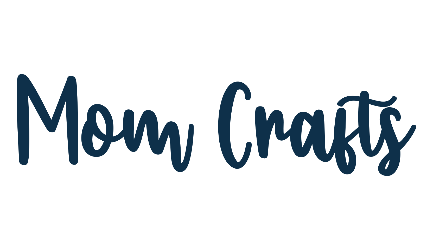 Mom Crafts, script handwritten fancy decorative calligraphy font preview