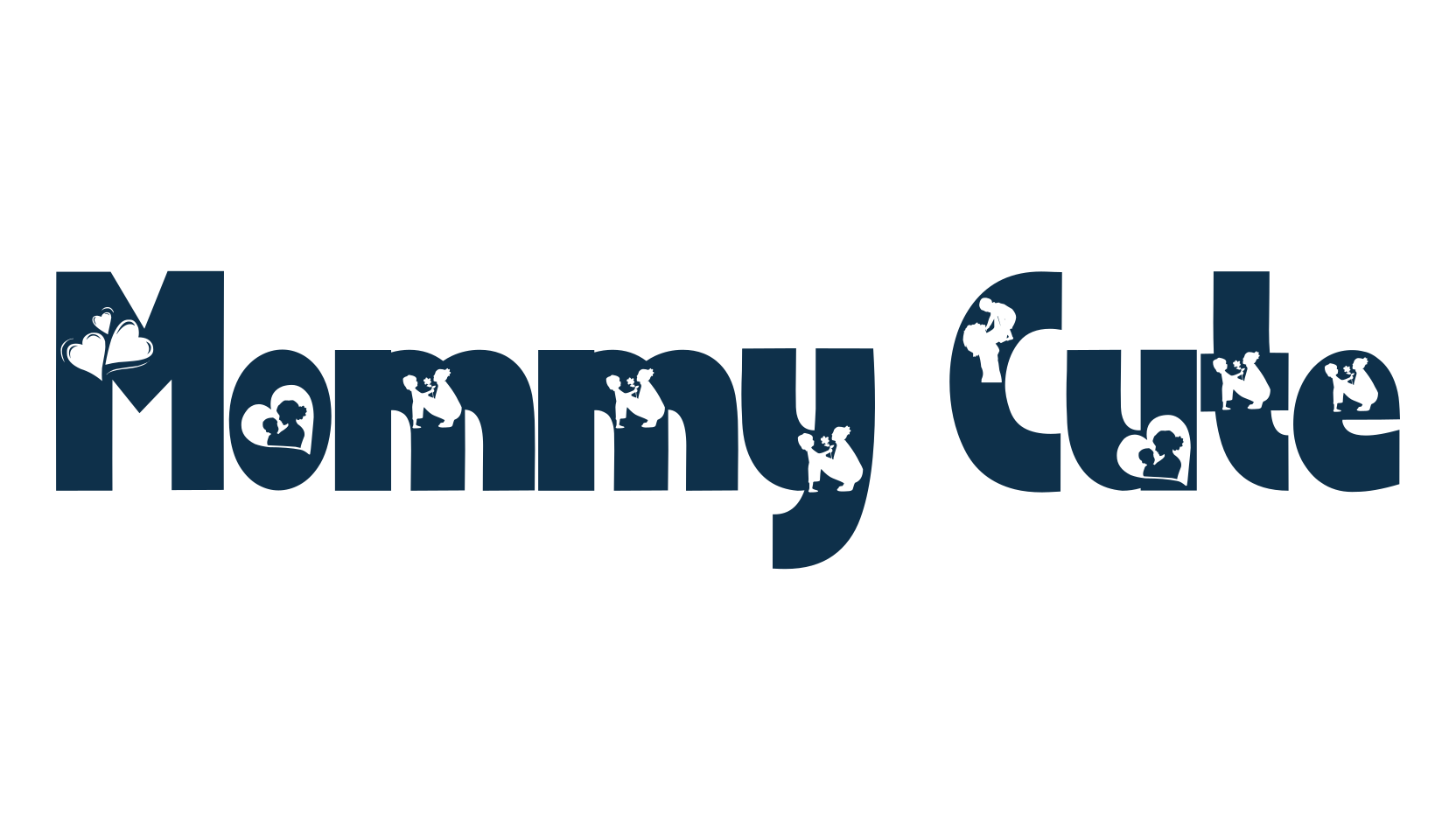 Mommy Cute, fancy decorative font preview