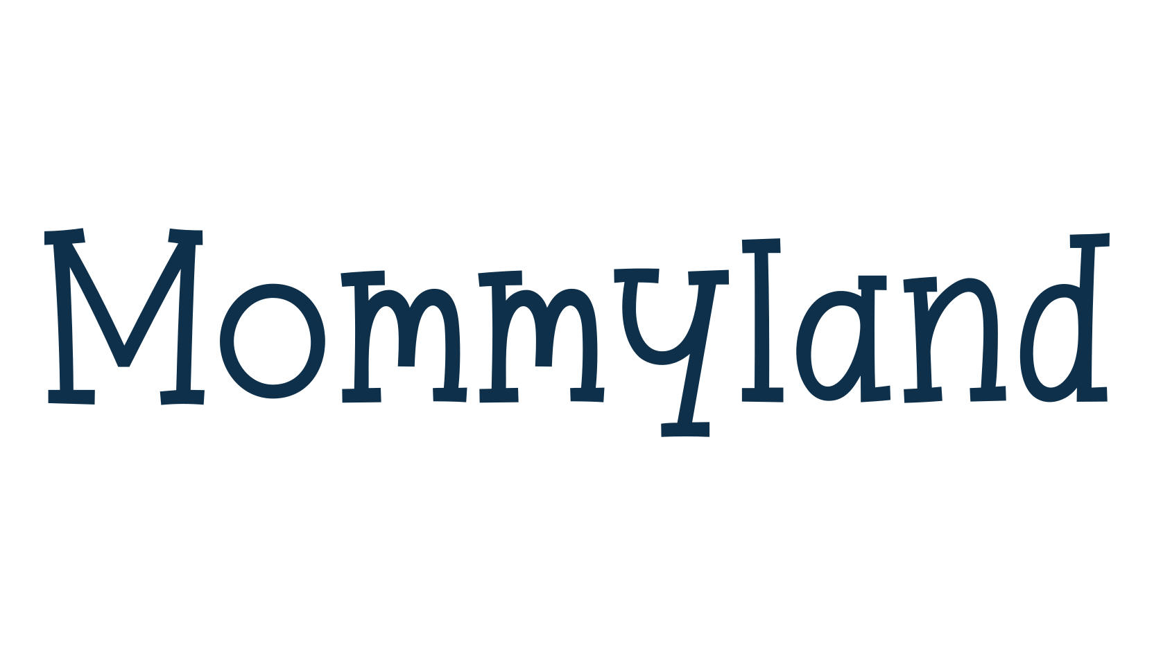 Mommyland, fancy cartoon decorative font preview