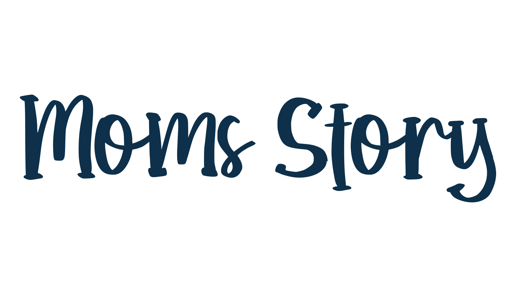 Moms Story, cartoon font preview