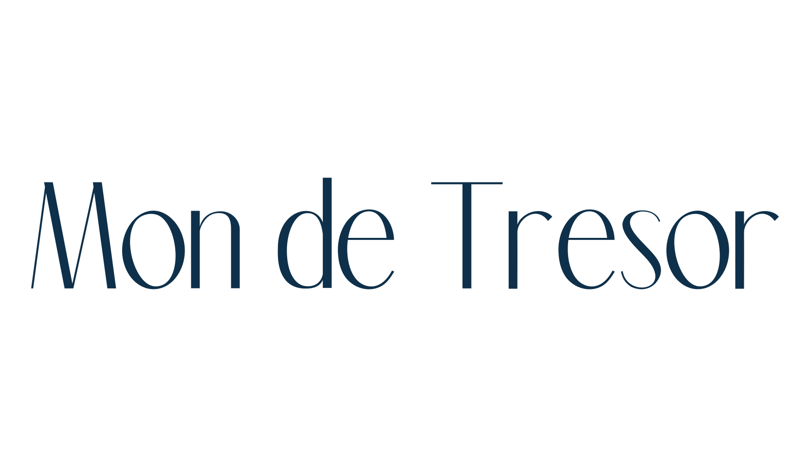 Mon de Tresor, basic sans serif font preview