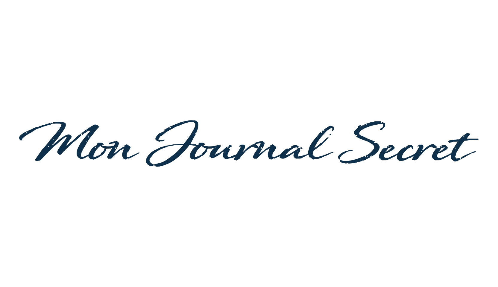 Mon Journal Secret, script brush fancy decorative calligraphy font preview