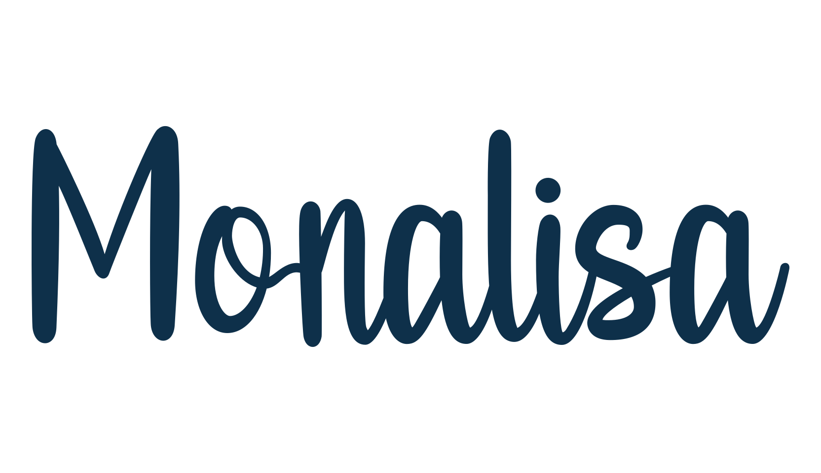 Monalisa (monalisa-7), fancy various decorative script calligraphy font preview