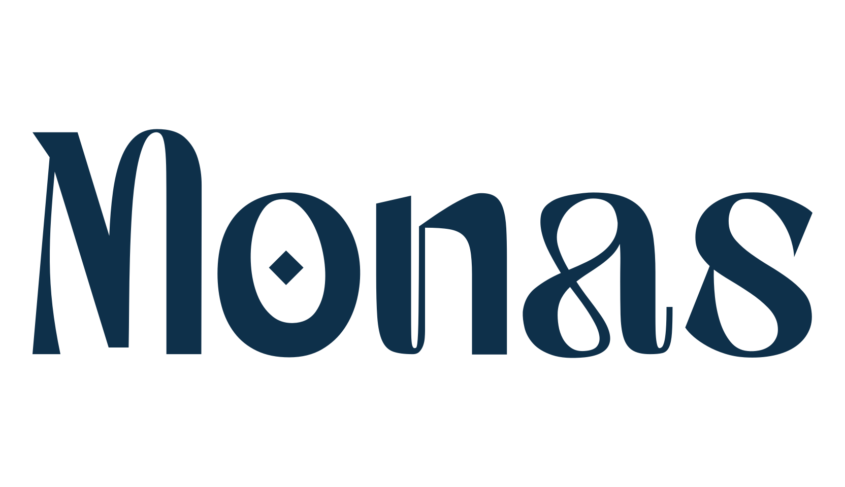 Monas (monas-2), fancy groovy decorative font preview