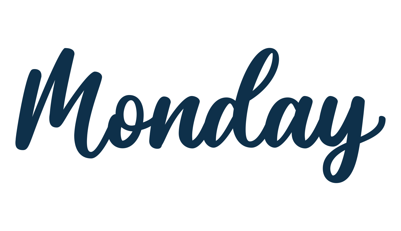 Monday (monday-5), fancy various decorative script calligraphy font preview
