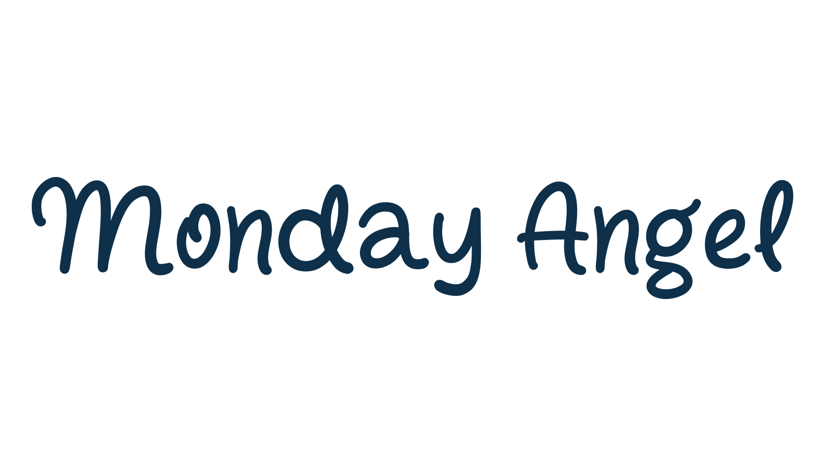 Monday Angel, display market font preview
