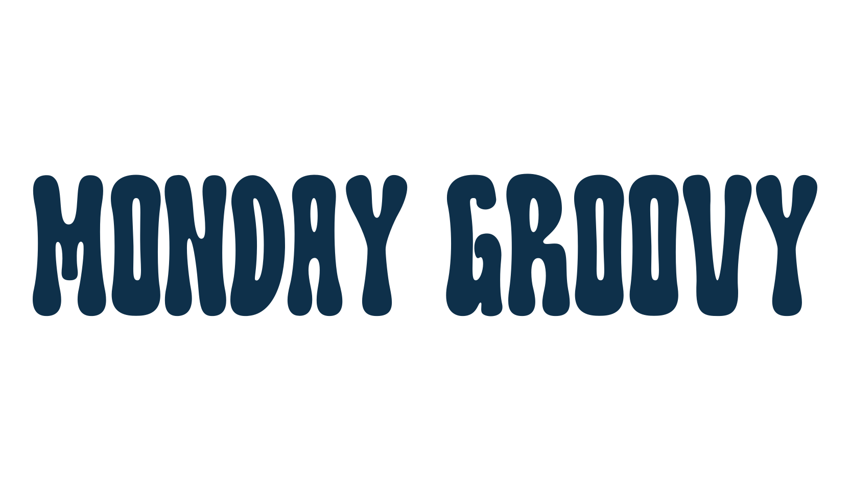 Monday Groovy, fancy groovy decorative font preview