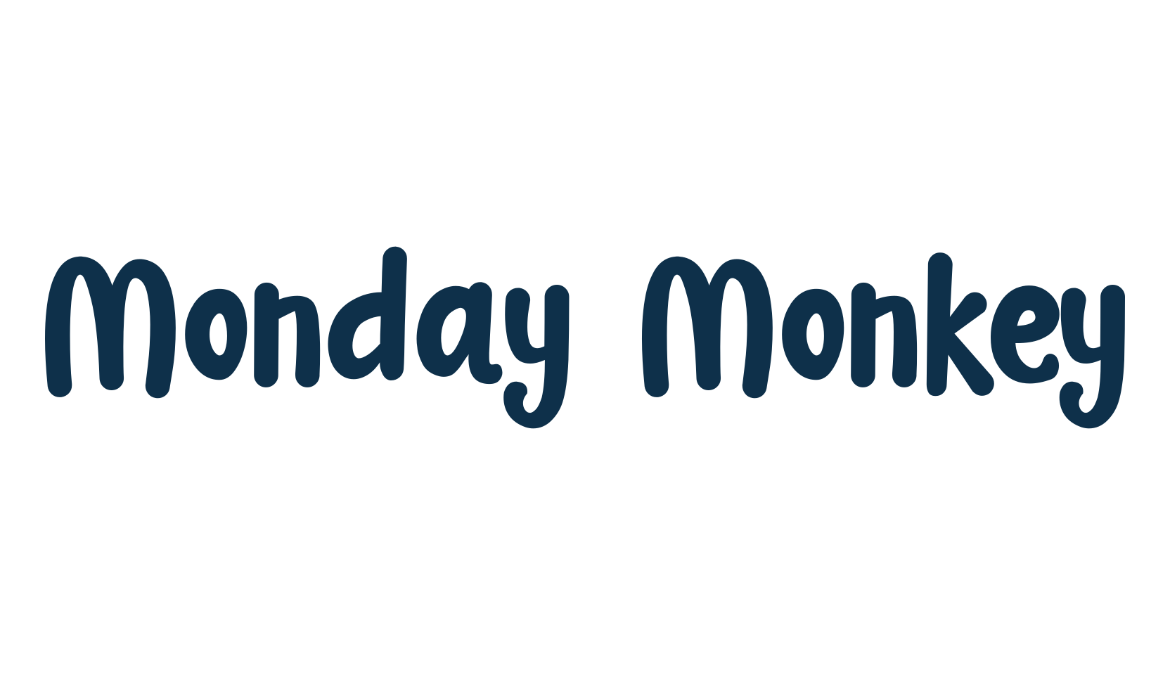 Monday Monkey, cartoon font preview