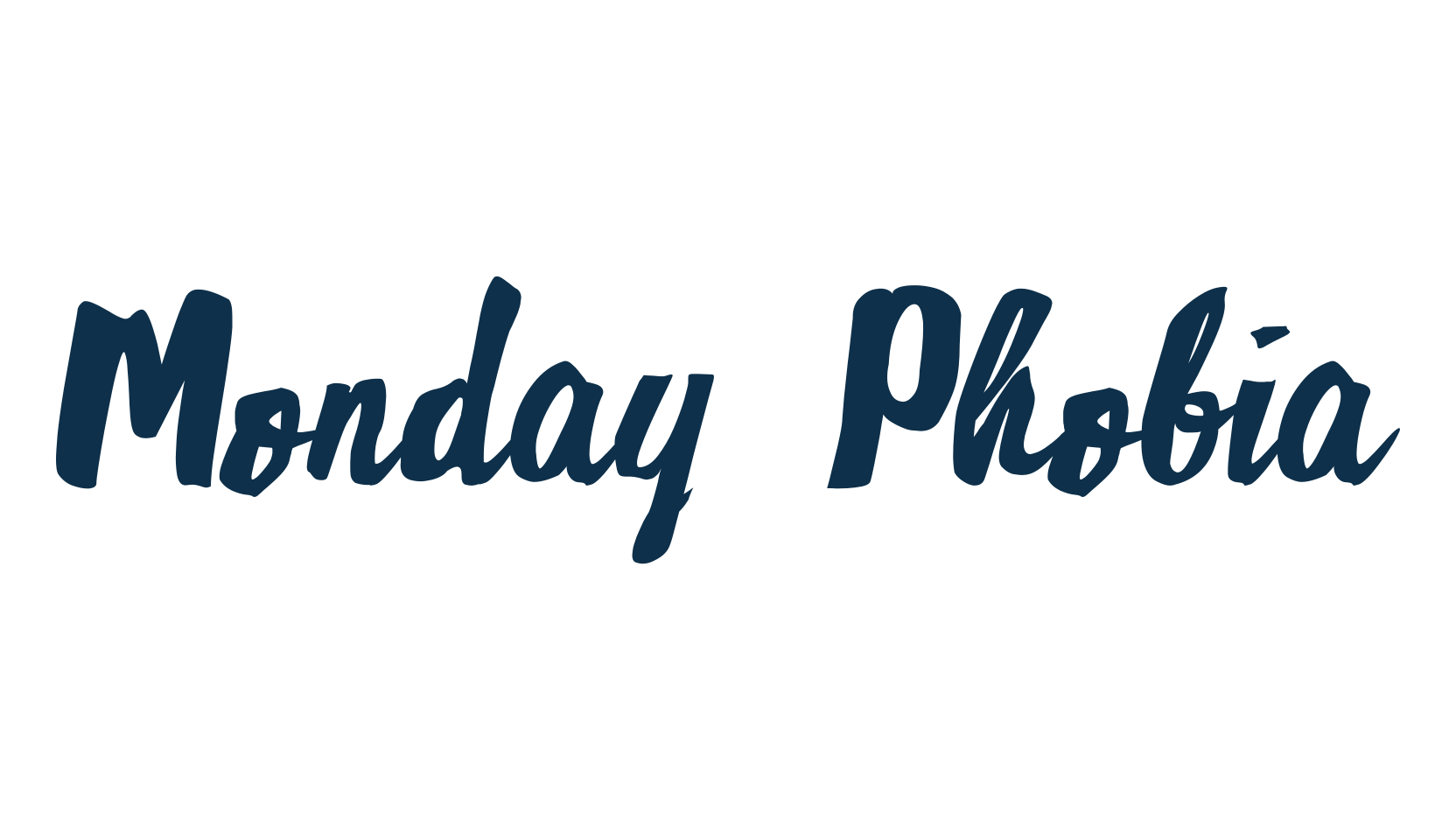 Monday Phobia, display market font preview