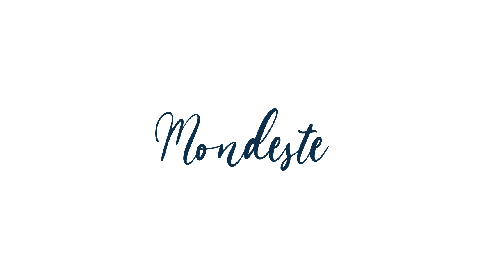 Mondeste, calligraphy font preview