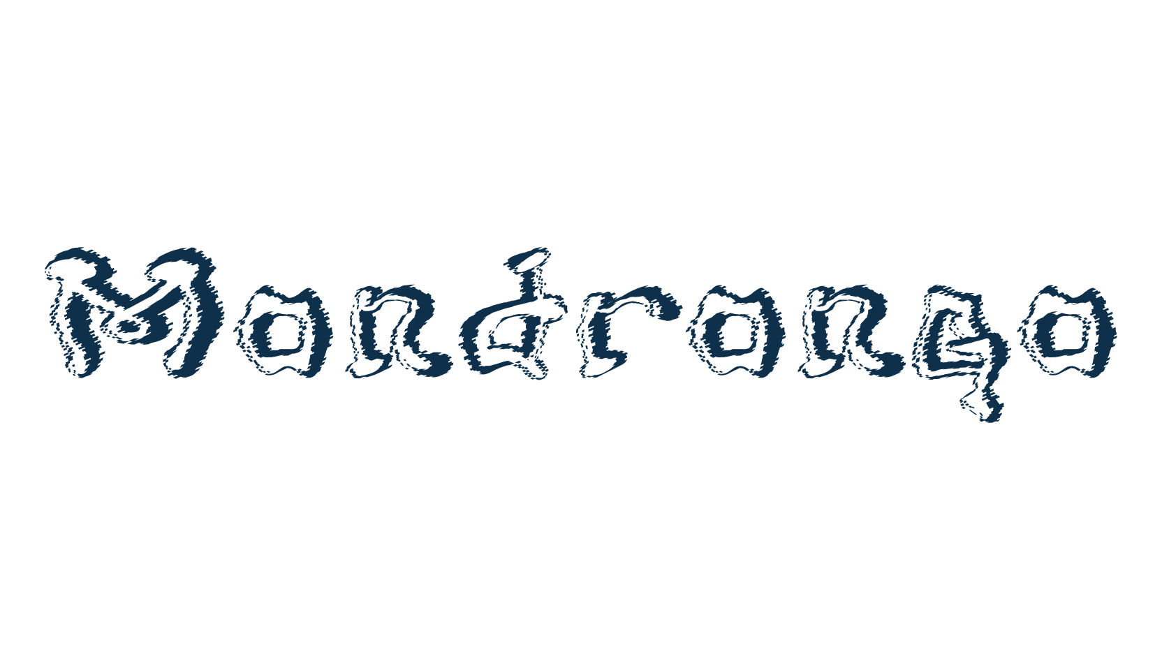 Mondrongo, various font preview