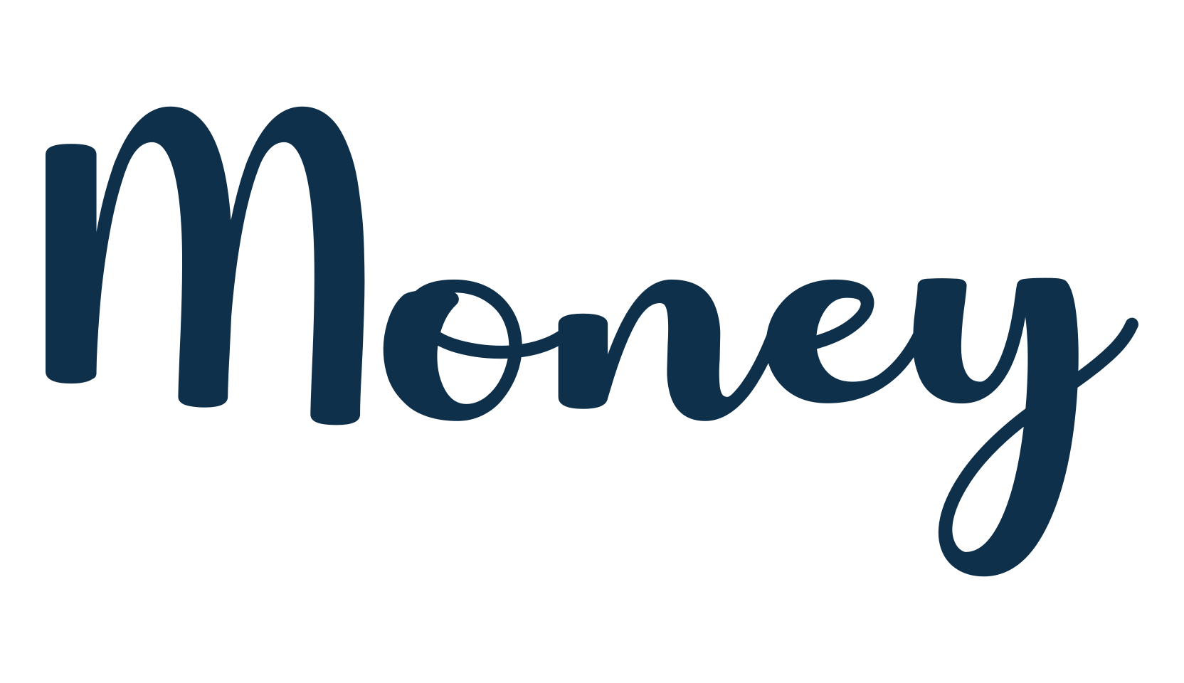 Money, various font preview