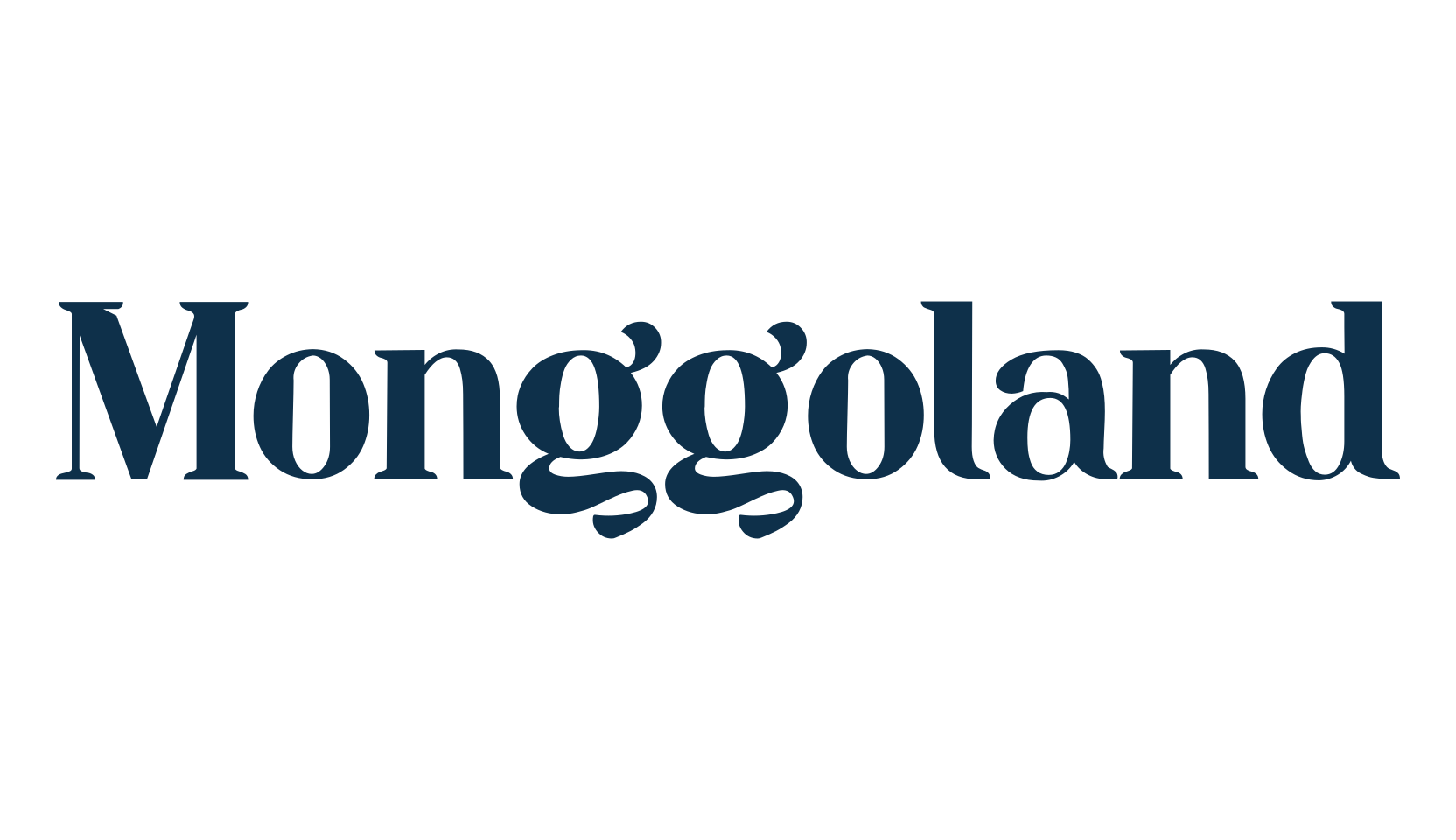 Monggoland, serif font preview