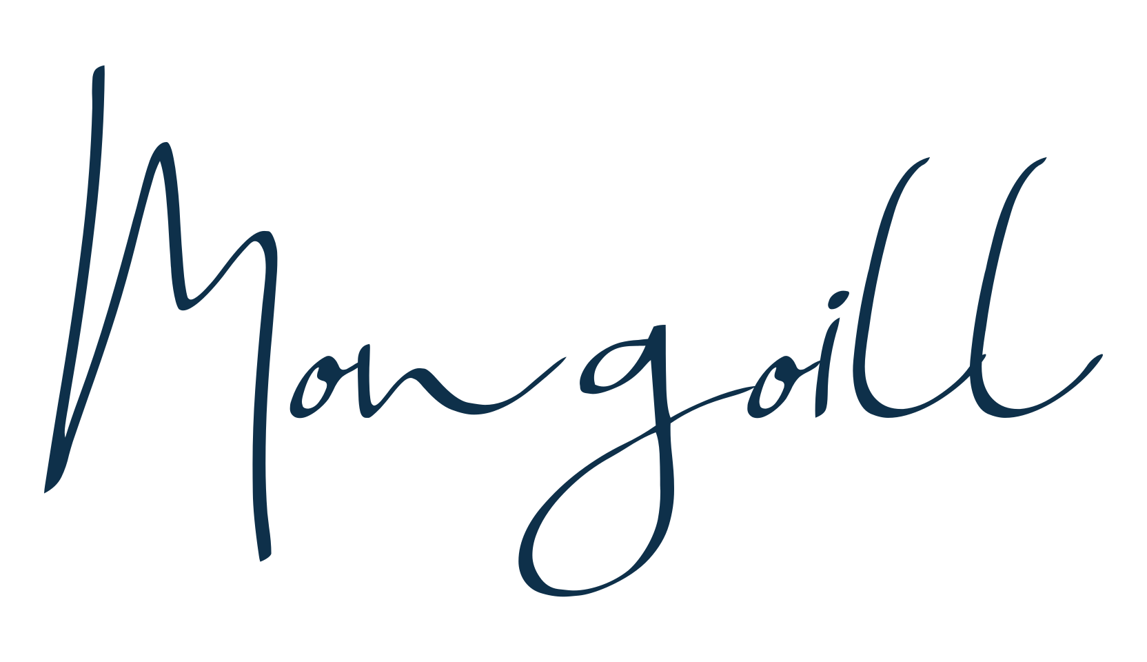 Mongoill, handwriting font preview