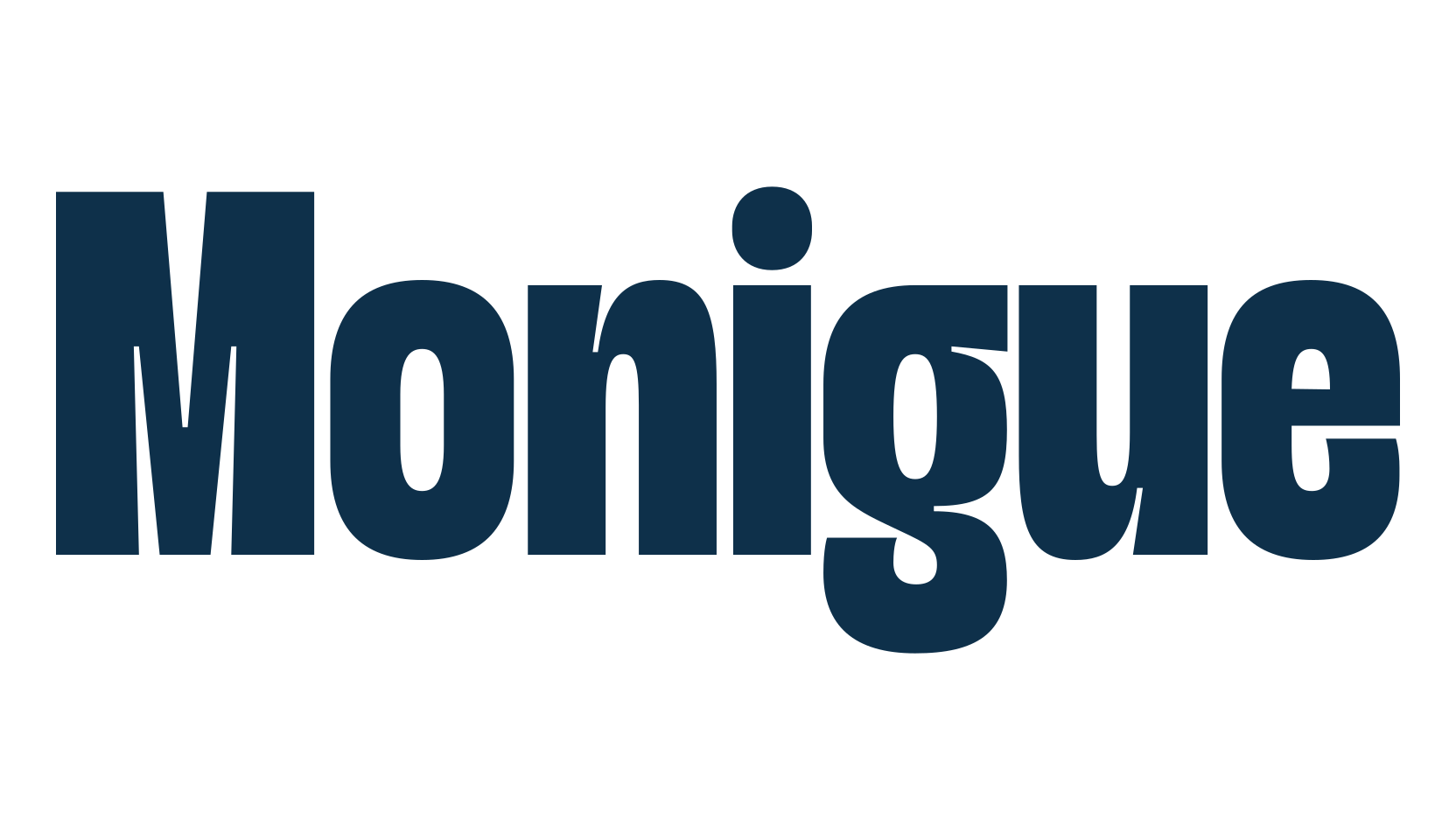 Monigue, sans serif font preview