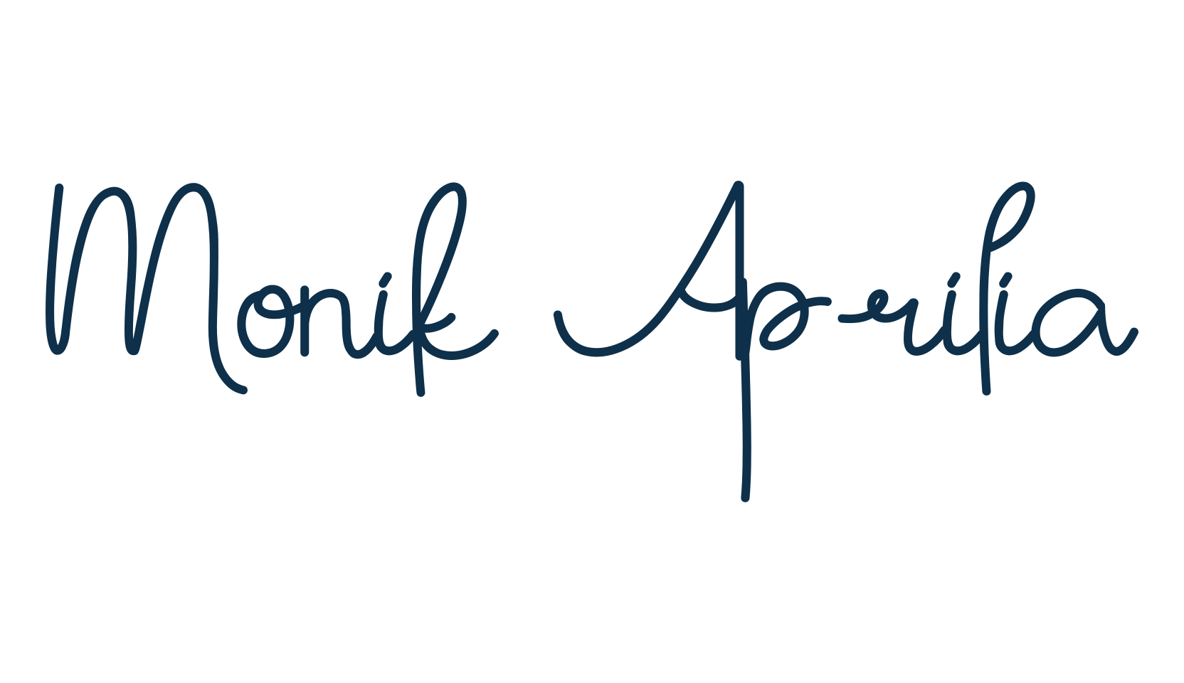 Monik Aprilia, fancy decorative font preview