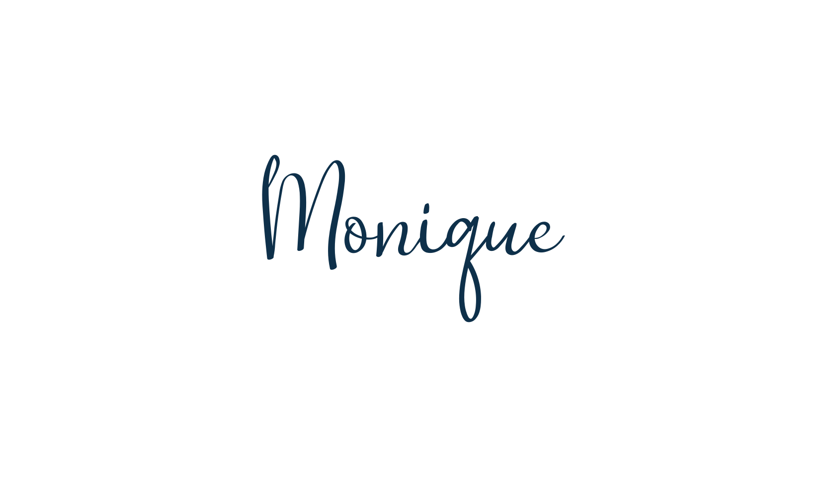 Monique, script calligraphy fancy decorative font preview