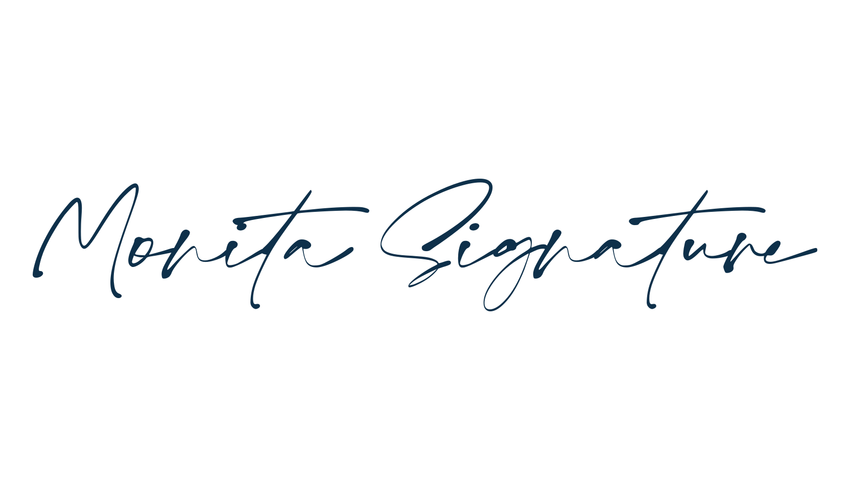 Monita Signature, script handwritten fancy decorative calligraphy font preview