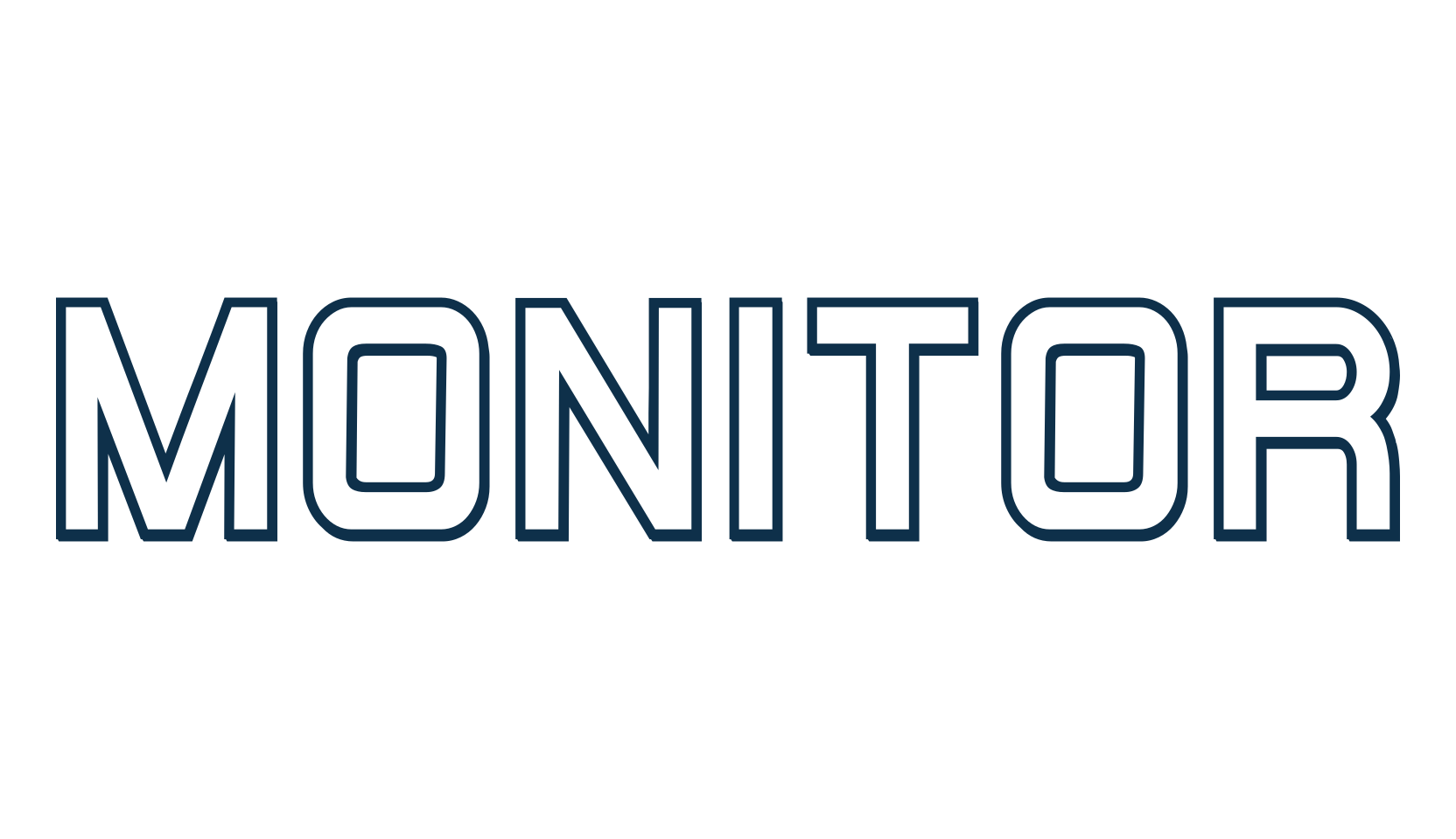 Monitor, sans serif font preview