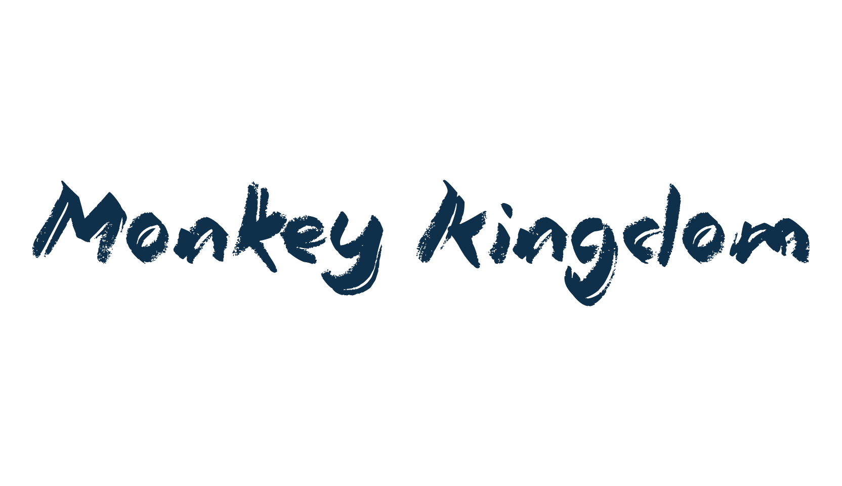 Monkey Kingdom, brush font preview