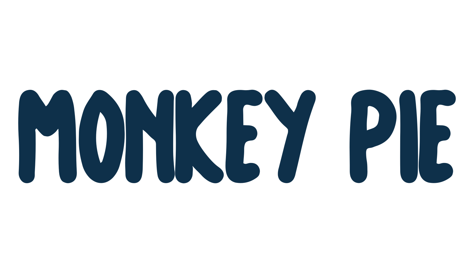 Monkey Pie, script handwritten fancy decorative calligraphy font preview