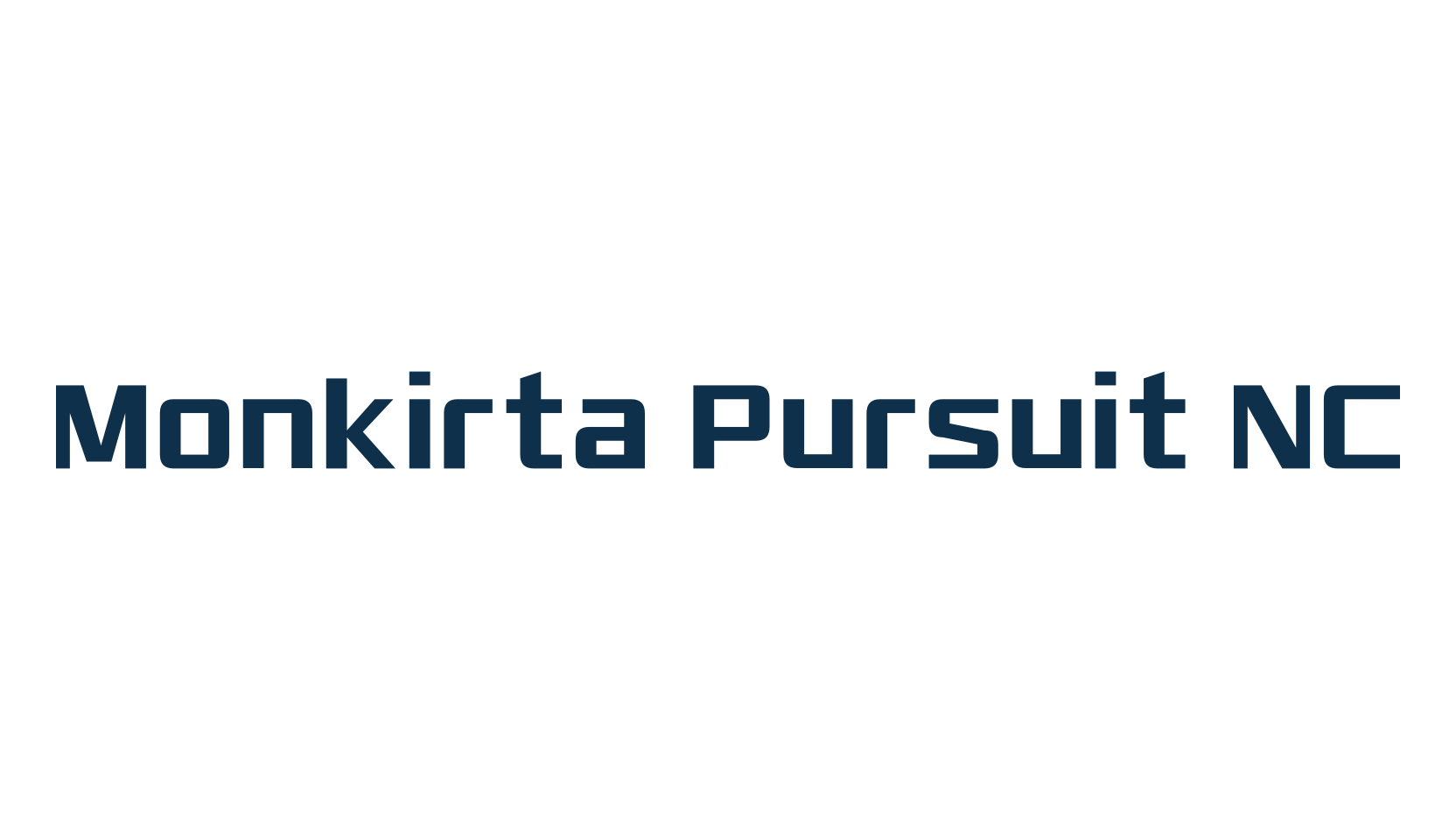 Monkirta Pursuit NC, techno sci-fi font preview