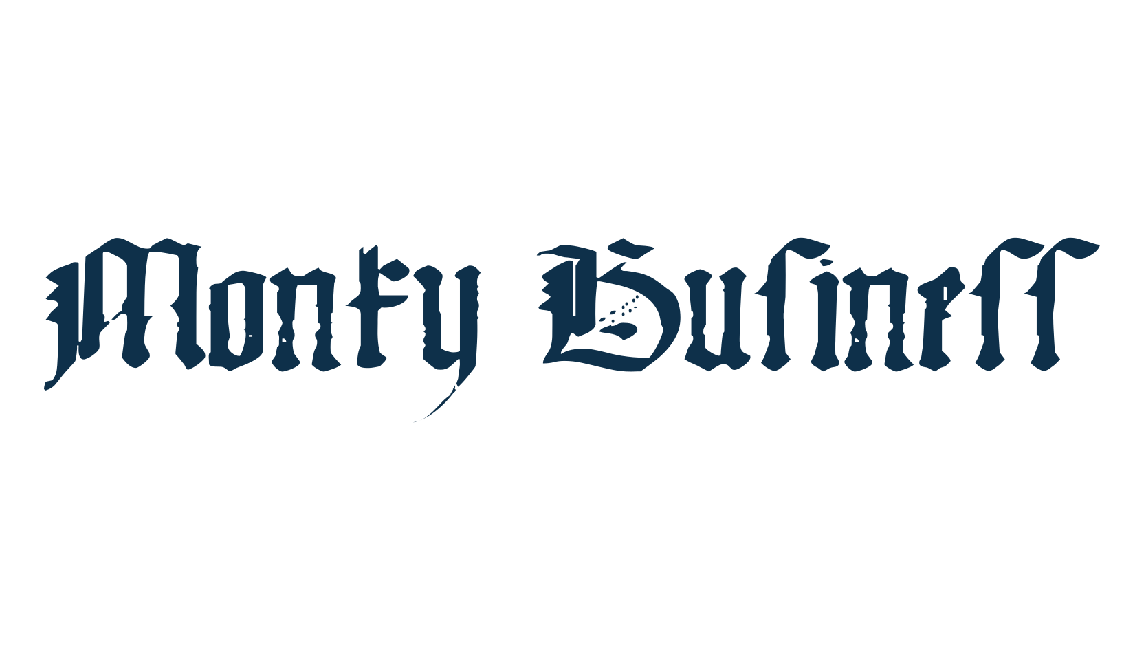 Monky Business, medieval font preview
